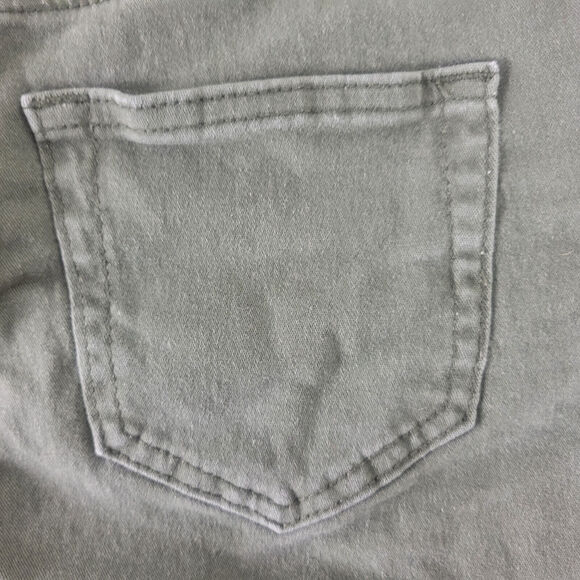 Boom Boom Denim Shorts Juniors 3 Green Jean High Rise Womens Distressed‎ - Picture 11 of 12